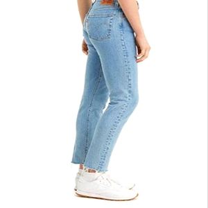 Levi's straight leg mom jeans